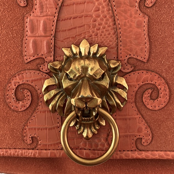 Sharif Suede Lions Door Knock Purse - Picture 2 of 16